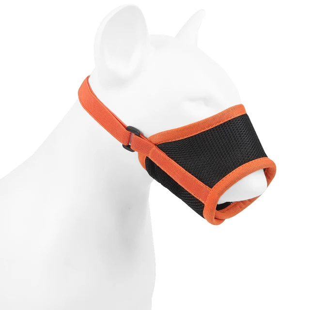 Customized Breathable Anti-Bite Dog Mouth Cover with Mesh  Silicone Muzzle for Pet Training & Barking Control