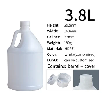 Customized 3.8L / 1 Gallon Plastic Bottle Plastic Barrel Plastic