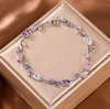 Argent rose violet blanc
