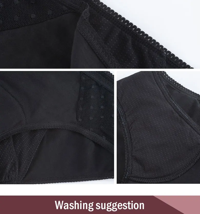 Leak Proof Women Menstruation Cycle Cheekies Cotton Menstrual 4 Layers Absorbent Period Undies