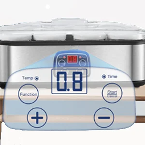 Yogurt Maker Temperature Control with LCD Display and 8 X 180ml Glass Jars Yogurt Maker Home
