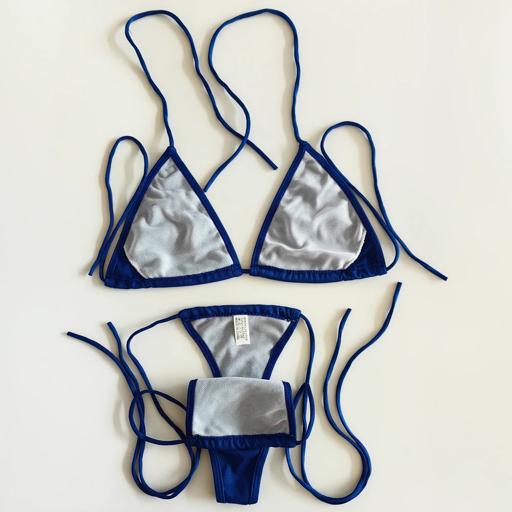 2024 New Hot Extreme Sexy Thong Bikini Swimwear Beachwear Women Micro 