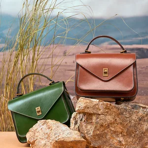 2026 Designer Genuine Leather Ladies Handbags Custom High Quality Small Shoulder Bags Wholesale  for Women