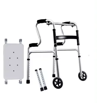 Best selling products 2024 Lightweight Aluminum Foldable mobility frame rollator walker for the Elderly