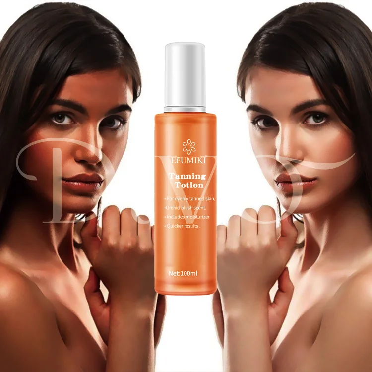 Face Body Sunbed Tanning Lotion Private Label Summer Dark Tanning