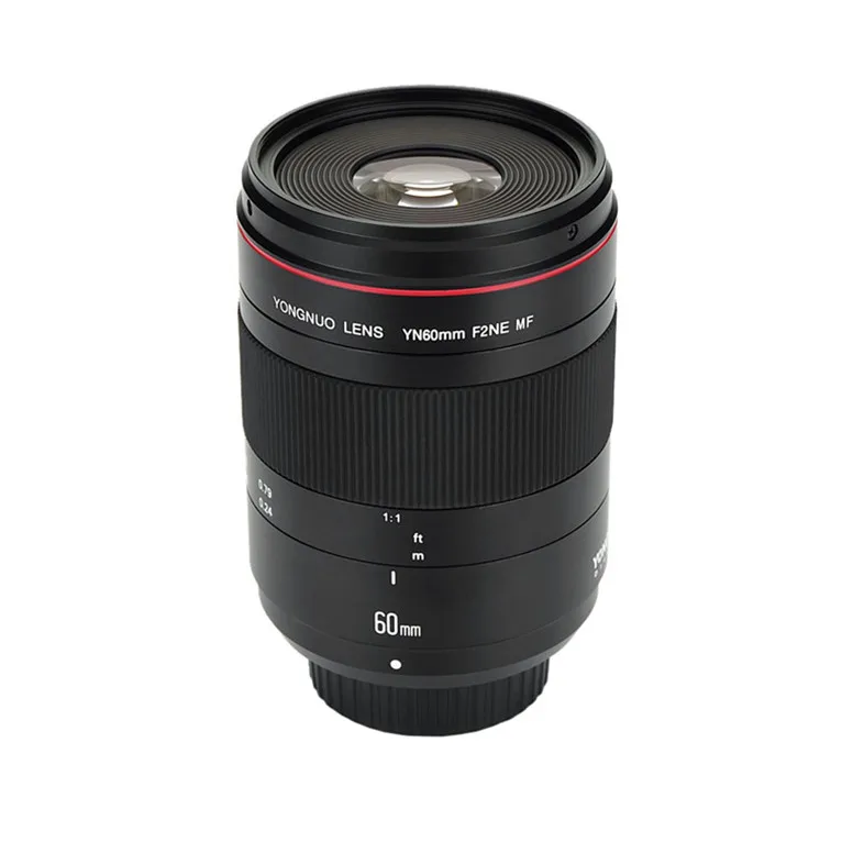 
YONGNUO оригинальный макрообъектив YN60mm F2NE MF для камеры Nikon D3400 D5600 D7500 D850 D5 DSLR 