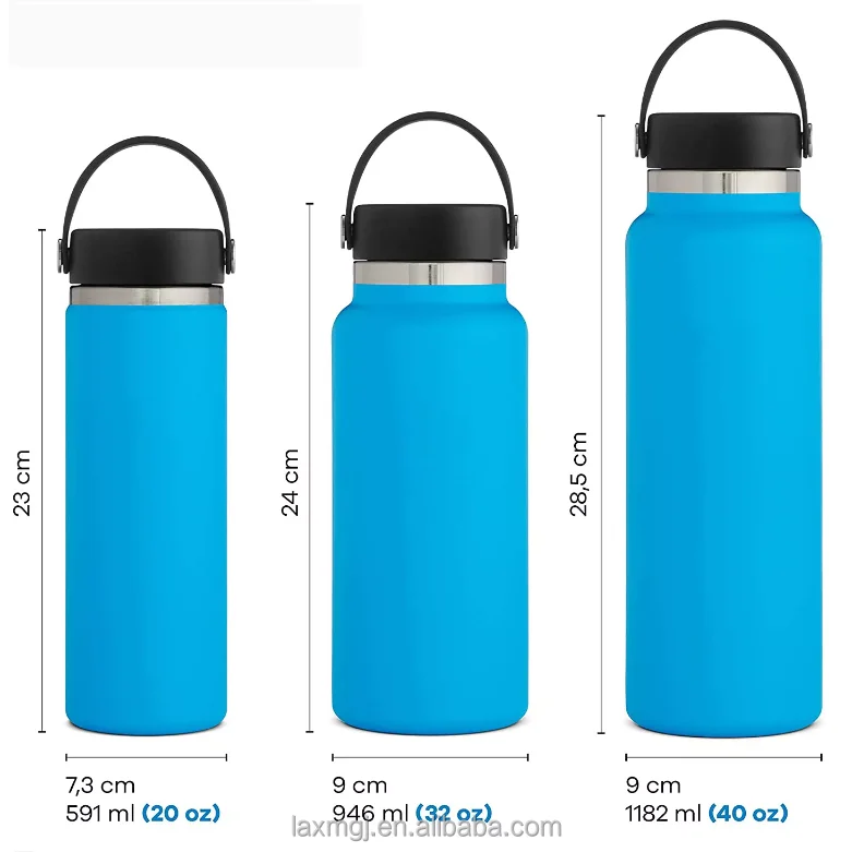 12oz Thermos Kids Water Bottle Hydro Stainless Steel Vacuum Insulated ...