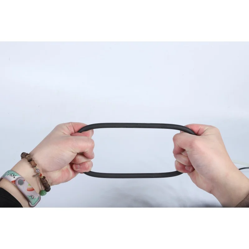 product antistatic round belt polyurethane round belt black glossy rough surface pu antistatic round belt-7