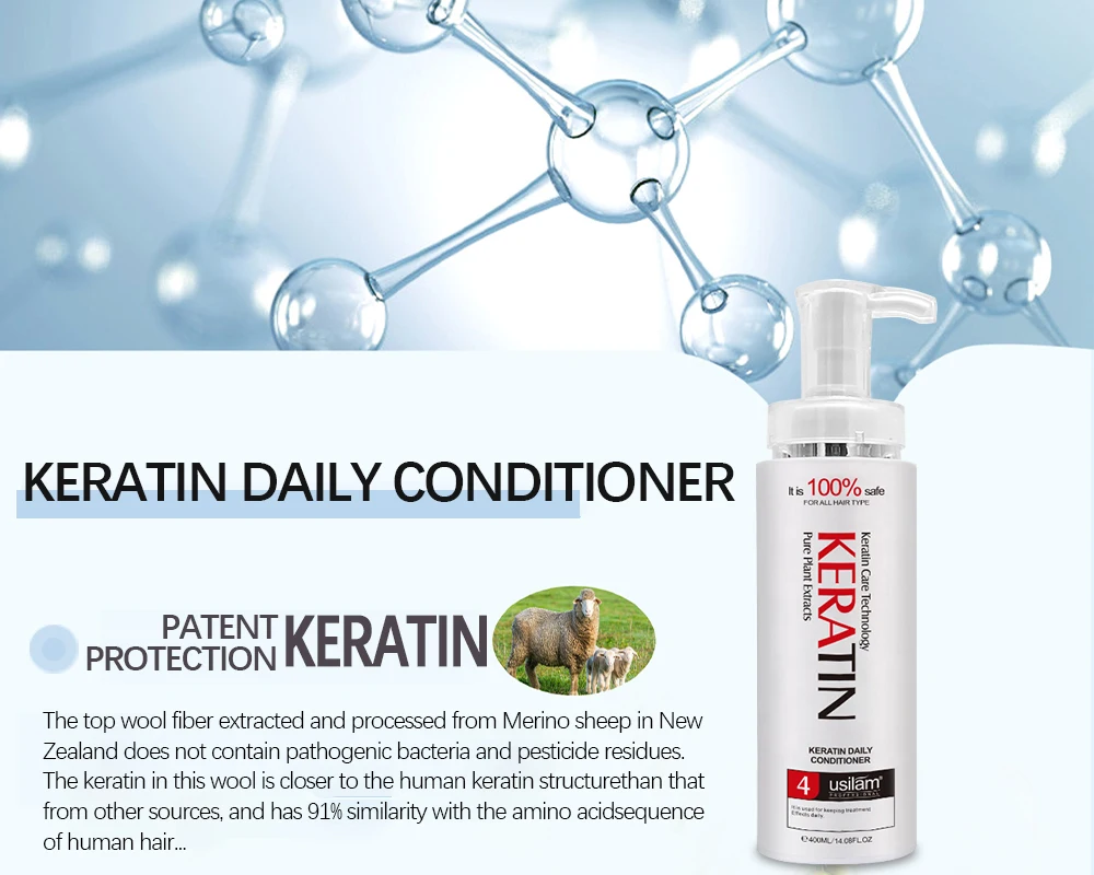 
Био кератин без сульфата крем шелк коллаген кератин кондиционер 400 мл 