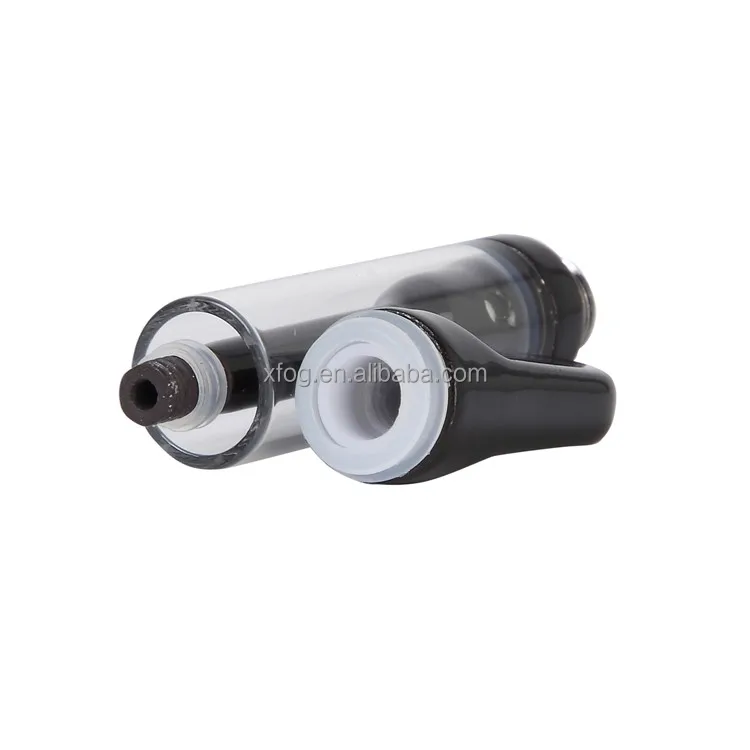 Full ceramic cartridge glass tank press tip cbd vape 05 ml ceramic vape cartridge