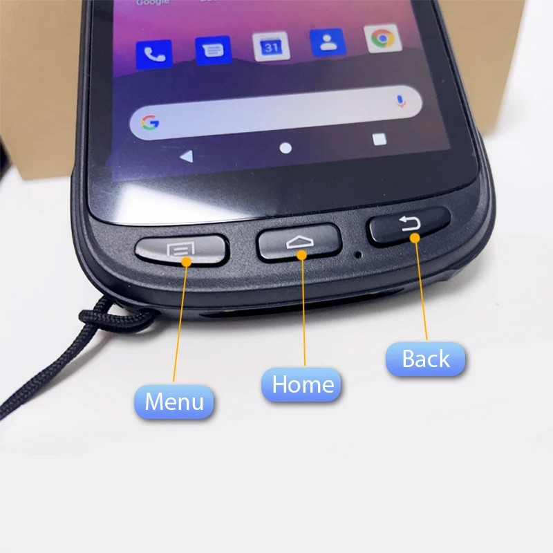 Industrial PDA Android Barcode Scanner RFID NFC Reader 4900mAh Handheld ...