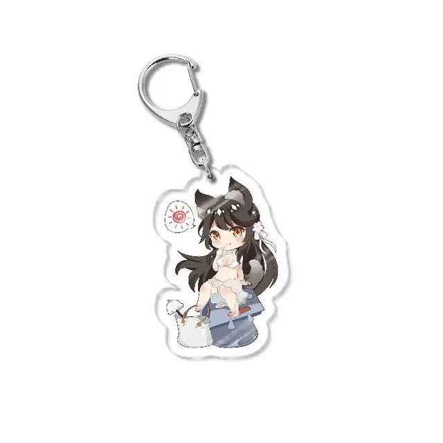 QバージョンゲームアズールレーンキーホルダーUSSエンタープライズ赤木