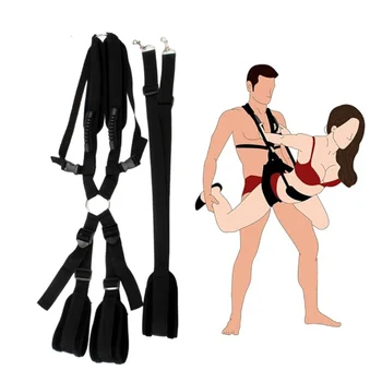 Couples adjustable sex sling swing belt suitable for sex game support belt homemade sex bondage belt bondage kit