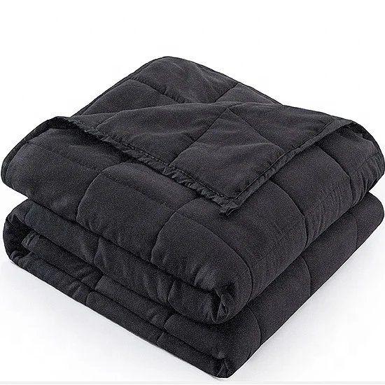 Custom Bamboo Cooling Weighted Blanket Adult Sensory 150x200cm 15lbs Kids Weighted Blanket Designs