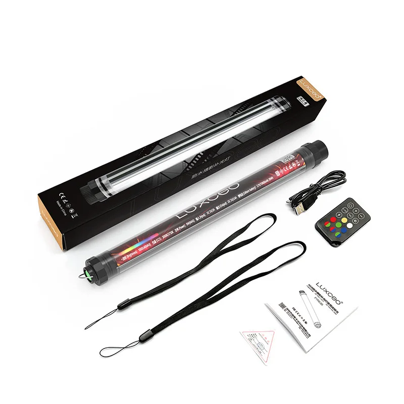 Upgraded Luxceo Q508a Led Light Wand Tube Handheld Rgb Pavotube