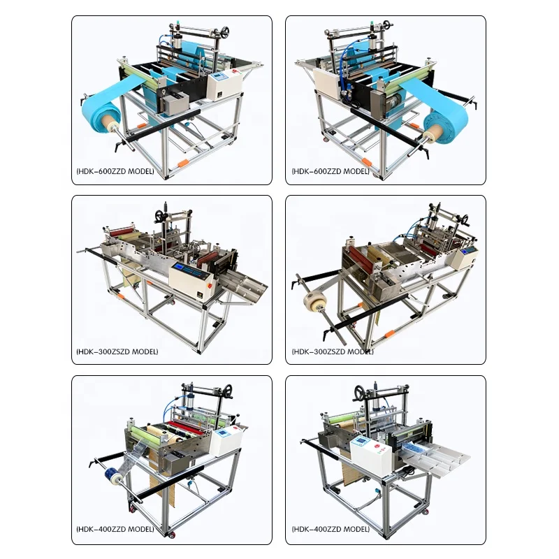 New Heat Sealing and Cold Cutting Automatic Pe Bag Making Machine Pvc Plastic Packaging Bag Cutting Machine Production Machine