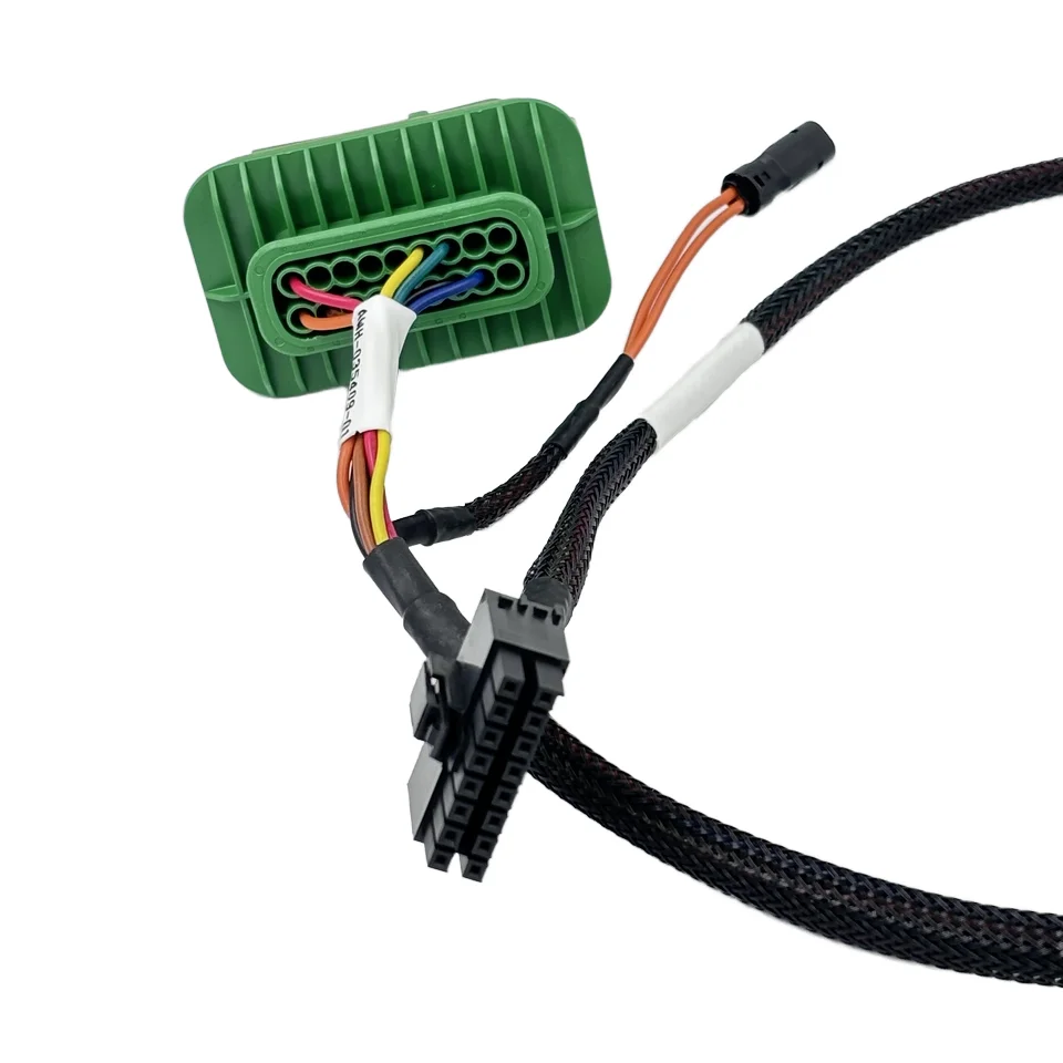product customized imported ptfe waterproof insulated wiring harness cable for excavator automobile machines for electronic applications-0