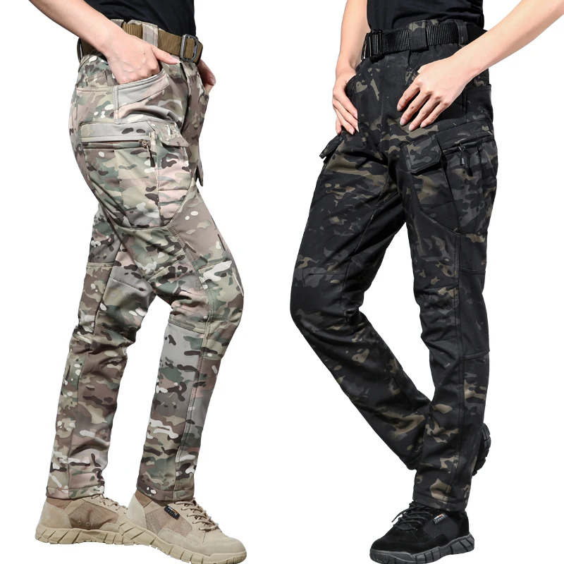 Tactical Pants With Zipper Pockets With 