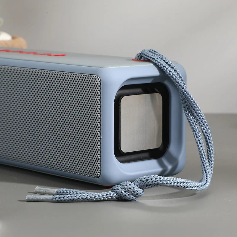 Color Box Bluetooth Speaker Outdoor Speaker 10 Battery Metal Amazon Alexa  Wooden Wireless Phone Charger Bluetooth Speaker 10W TF