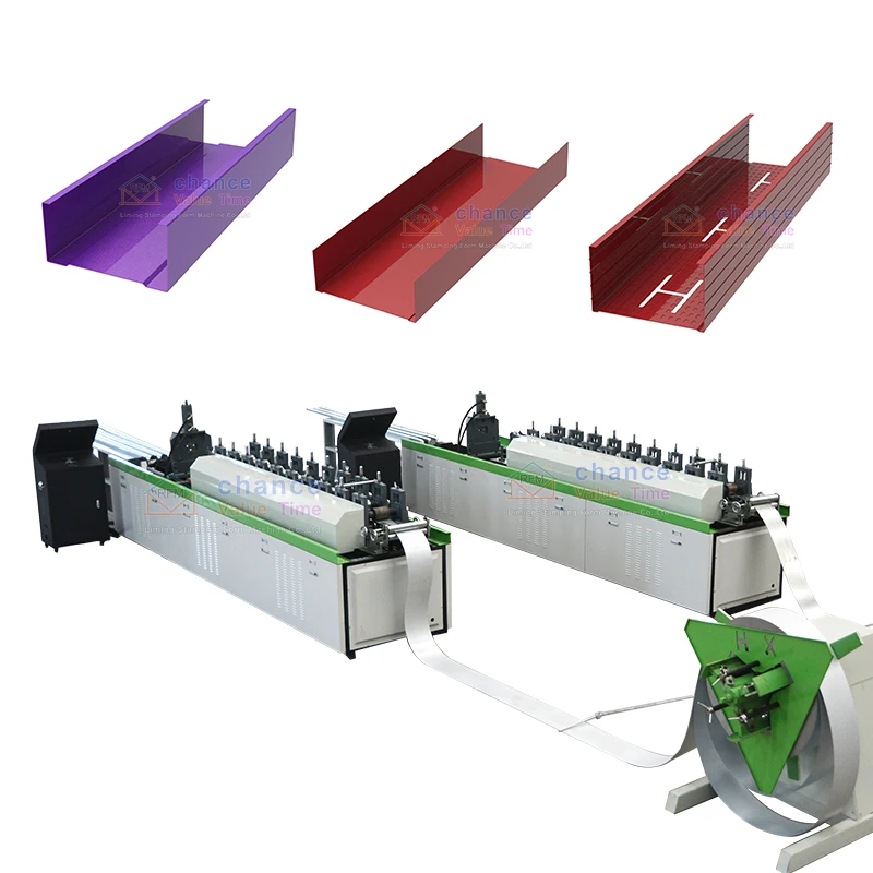 Liming High Speed Stretch Ceiling Profile Drywall Making Machine Plasterboard Metal Stud and Track Roll Forming Machine