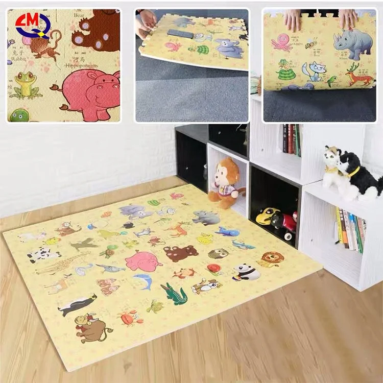 new safety baby products eva foam anti slip educational interlocking baby puzzle play mat kindergarten floor mats