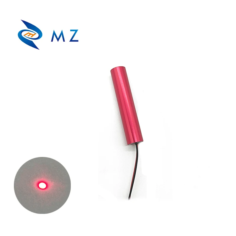 New Hot Selling Compact D10mm 650nm 1mw 5mw 10mw 3V Glass Lens Red Dot Industrial Grade MZLASER Laser Diode Module Positioning