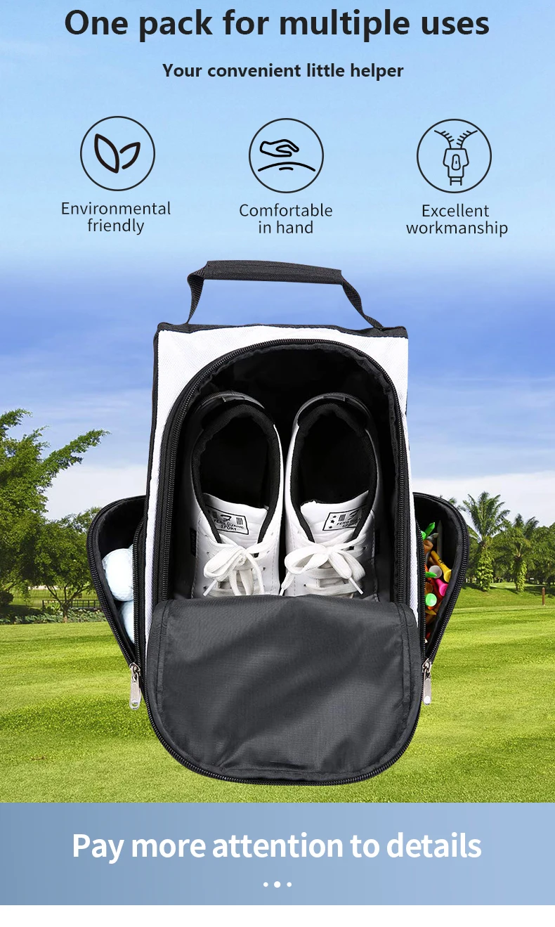 Wholesale Oem Portable Sports Shoe Bags Shoes Storage Bags Custom Breathable Golf Shoe Bag Buy