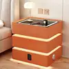 Orange wireless charging+usb+code lock+speakers