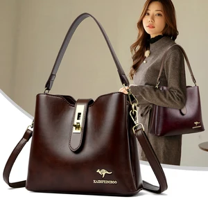 Large Capacity Purse Kangaroo Ladies Tote Bags Chain Shoulder Bag Luxury Custom Messenger Top Quality Ladies Handbags for Women
