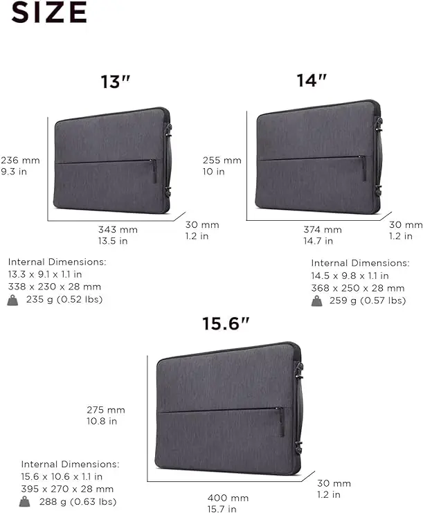 product laptop sleeve 14 inch for laptop notebook tablet compatible for macbook air pro water resistant-28