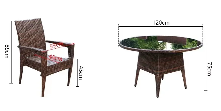outdoor pe rattan  stool  furniture bar chair party  tables and chairs with umbrella for restaurant events