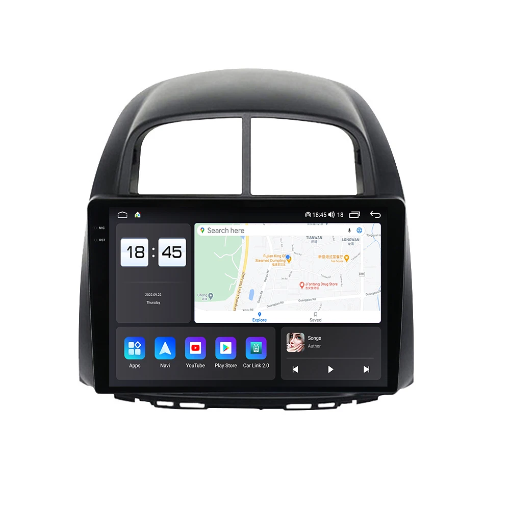 MEKEDE QLED Android Car Audio Android Radio for for Toyota Passo Daihatsu Boon Sirion Subaru Justy Perodua
