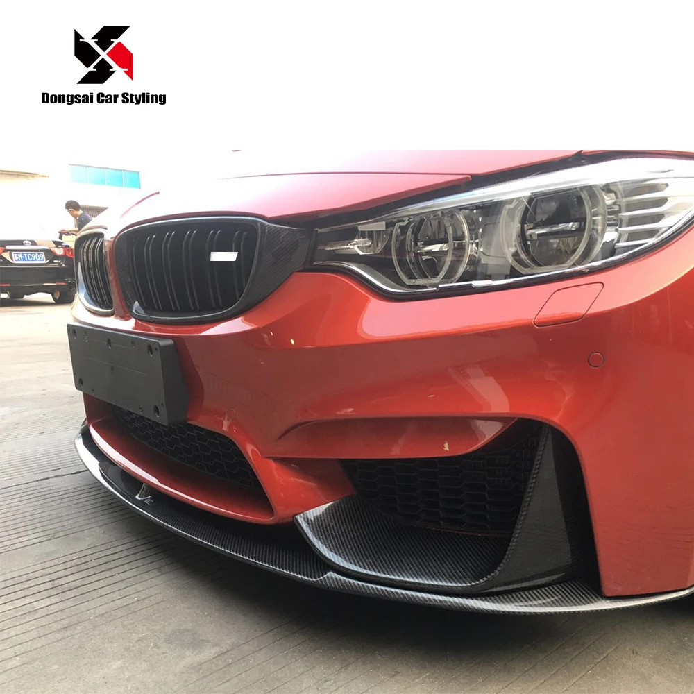 CW Frontlippe Spoiler Schwert Carbon Für BMW M3 F80 M4 F82 F83 In