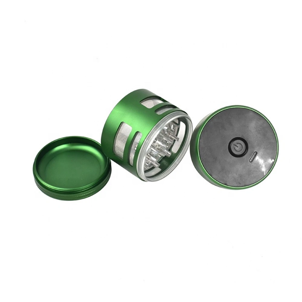 Wholesale Custom Automatic Herb Grinder and Dispenser Tectonic9 Manual Electric Aluminum Metal Material Stock Features