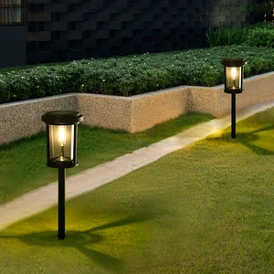 Vertak Wholesale Price Led Solar Lawn Pathway Decoration Light Solar Powered Outdoor Waterproof Garden Lights for Garden Decor