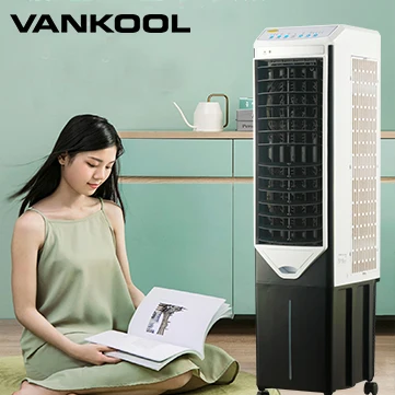 Multi Functional Cheap Camp Portable Tower Fan Type Party Kitchen Greenhouse Two Fans air Cooler Evaporator for Cold Room