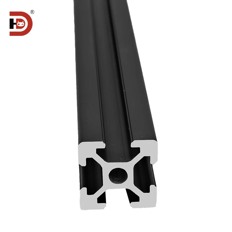 product 2020 european norm industrial extruded aluminum profiles 2020 t black aluminum alloy square tube profiles-5
