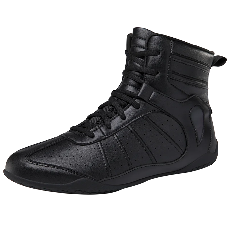 running in wrestling shoes