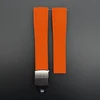 Fibbia in argento arancione
