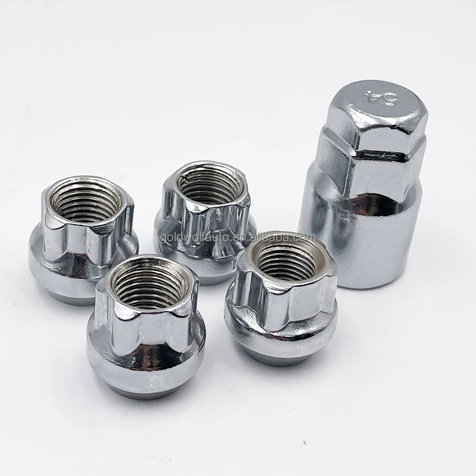 60 Degrees Taper Seat 12 1 5 Wheel Lock Nuts