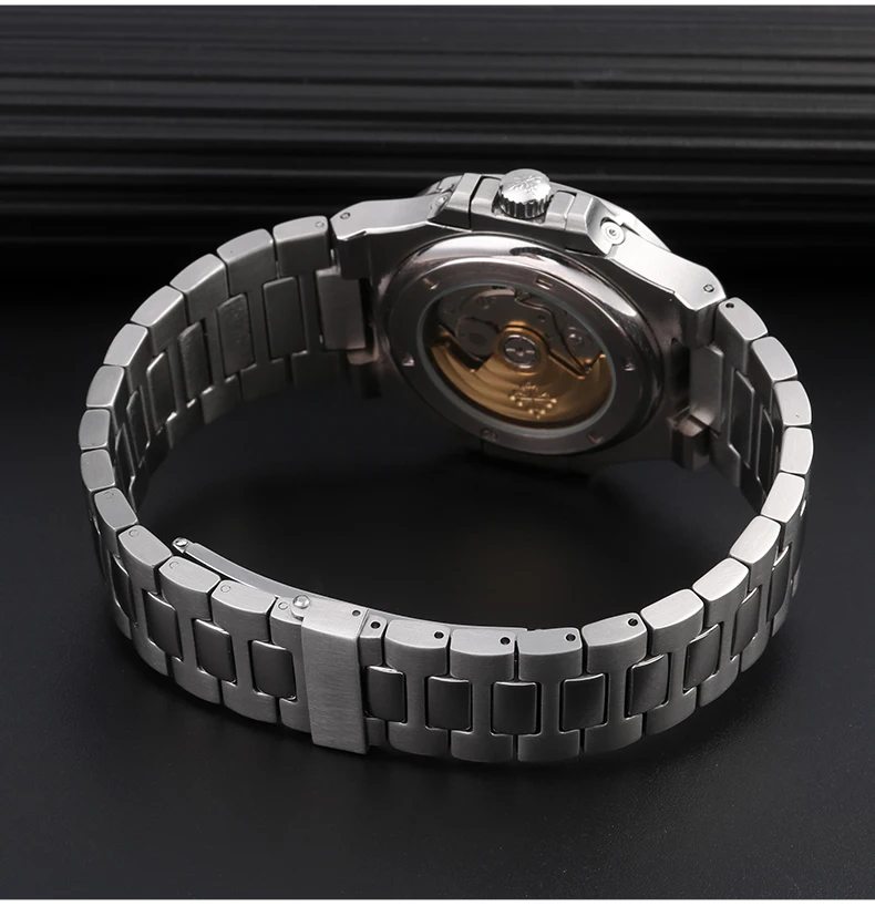Cinturino In Acciaio Per Patek Philippe Nautilus 5711/5726, Bracciale 25mm Uomo, Lusso - Foto 4