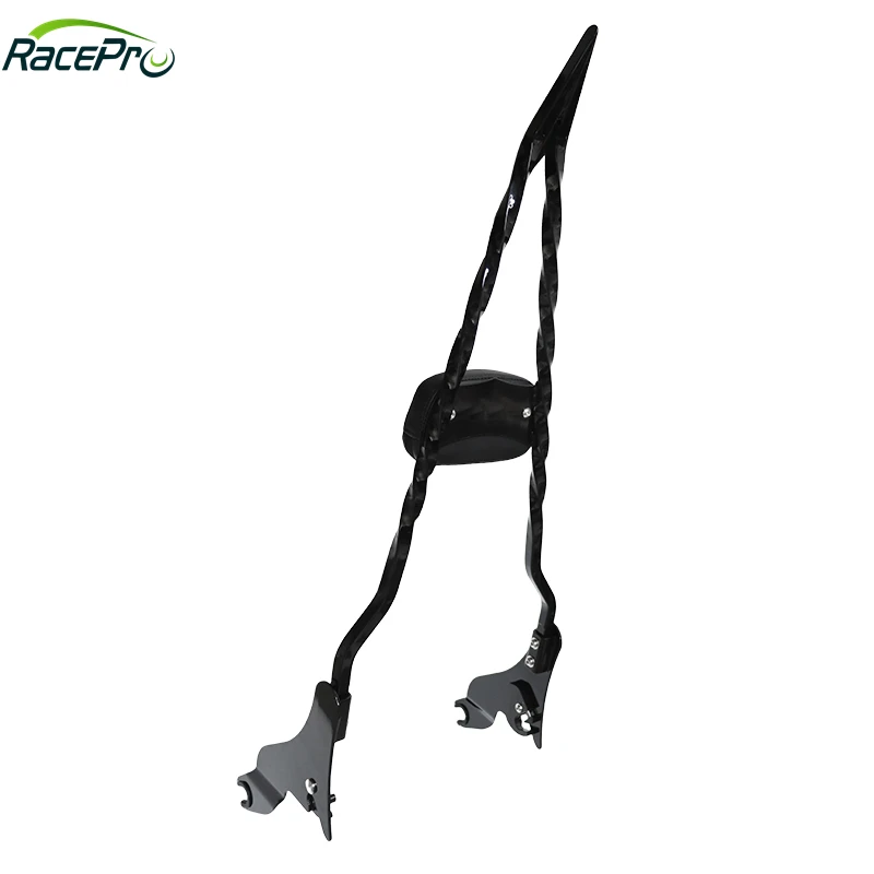 RACEPRO RP7771-2089B Tall Sharp Style Passenger Sissy Bar for Harley Touring Road King Street Glide Electra Glide 2009-Later