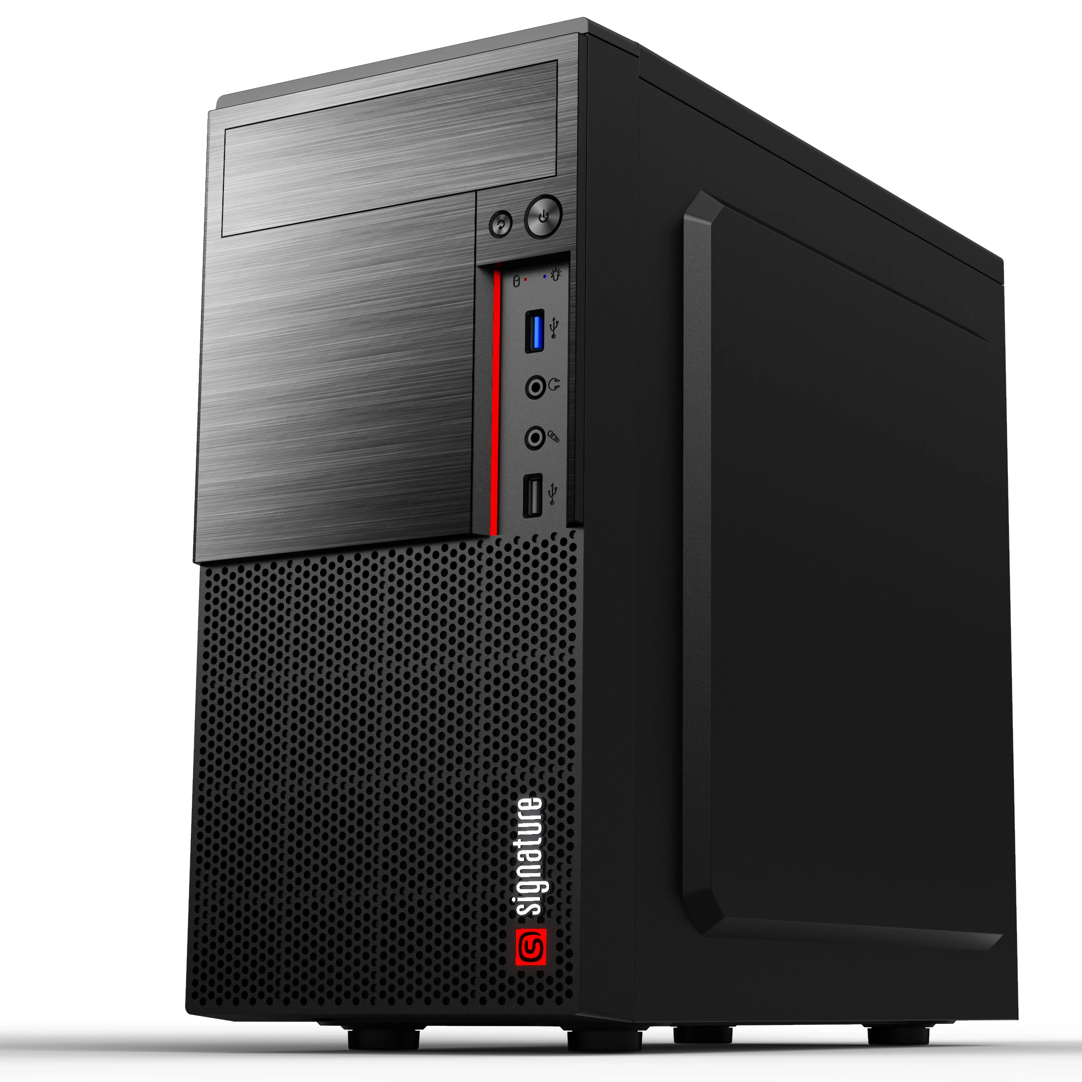Oem Odm Office Computer case Classic Design MATX  PC Cabinet with Plastic AUDIO and USB