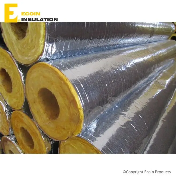 Glass Wool Pipe Insulation Glass Wool Pipe Cover for Thermal Steam Insulation
