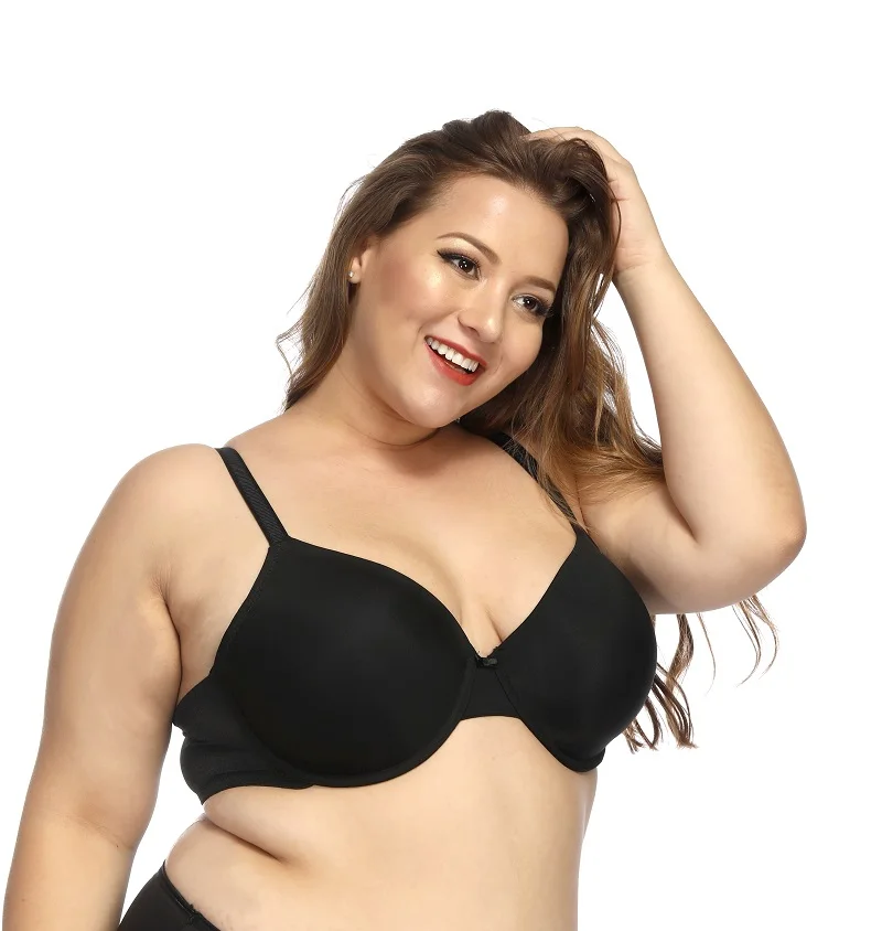 Big Adjustable Back Closure Comfortable Full Cup Super Plus Size Bra for Women