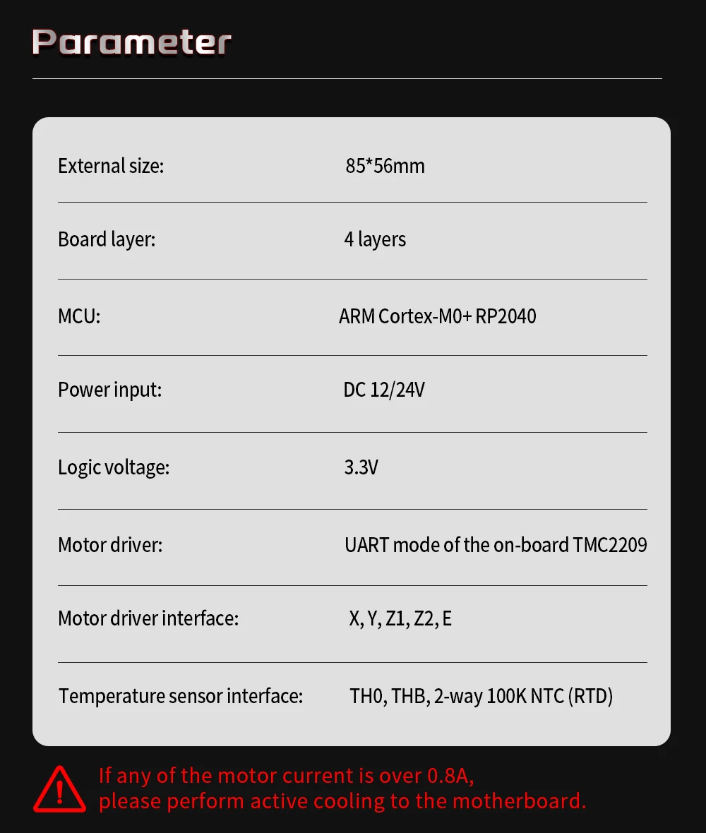 3d Printer Parts Mainboard Compatible Raspberry Pi Rp2040 Integrated 3d