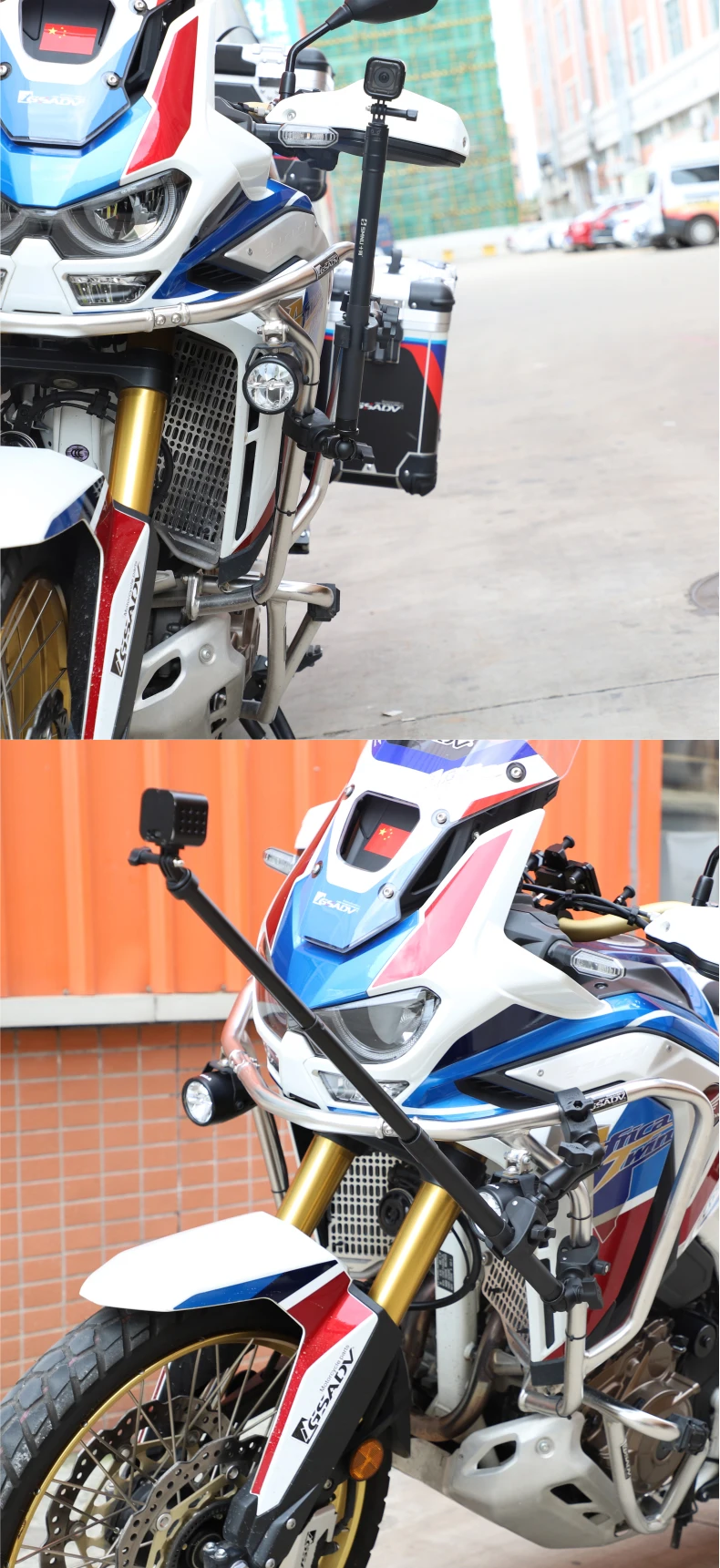 Factory Direct Sale Hot Selling Motorcycle Bike Camera Mount Sports Camera Motorcycle Mount Action Camera Mount Motorcycle details