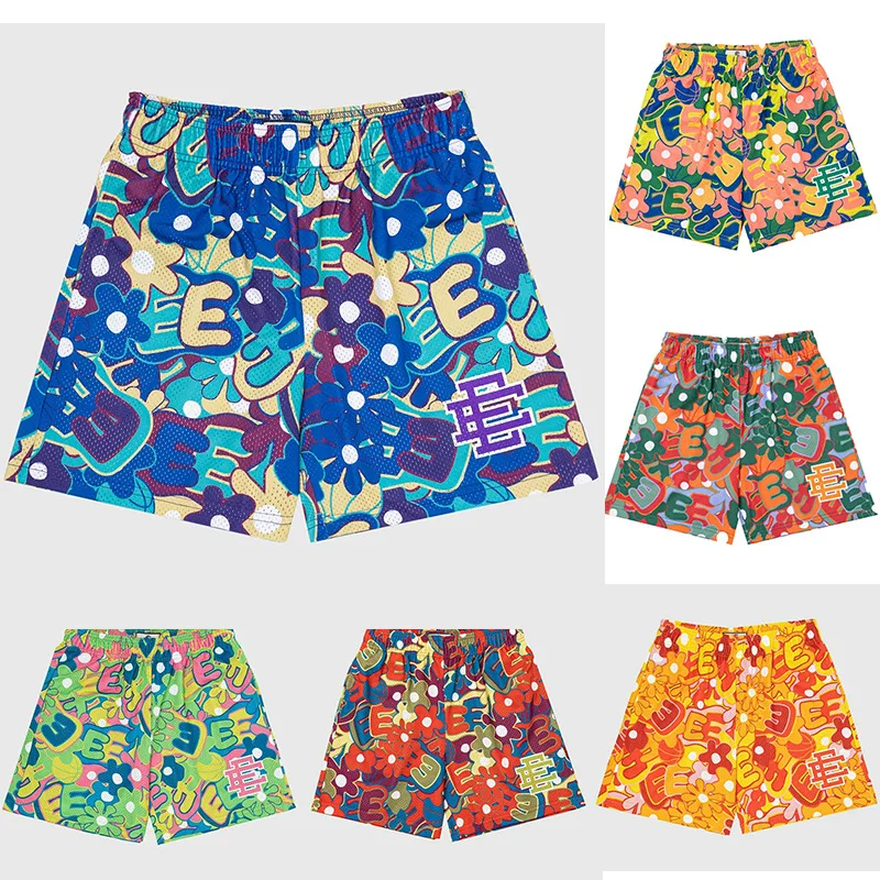 Summer Breathable Mesh Oversized Men Shorts Custom Printed Graphic  Casual Fiess Beach Shorts411_voghion.com