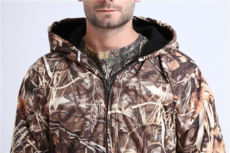 Men's Blaze Kids Camo Duck Fleece Hunting Jackets Winter Waterproof Soft Shell Pants Max 5 Water Proof Winter Clothing Wear