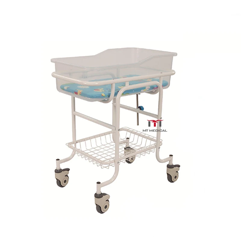 MT MEDICAL Hospital Baby Cot with Transparent Plastic Baby Bassinet for New  Born Infant Baby Crib